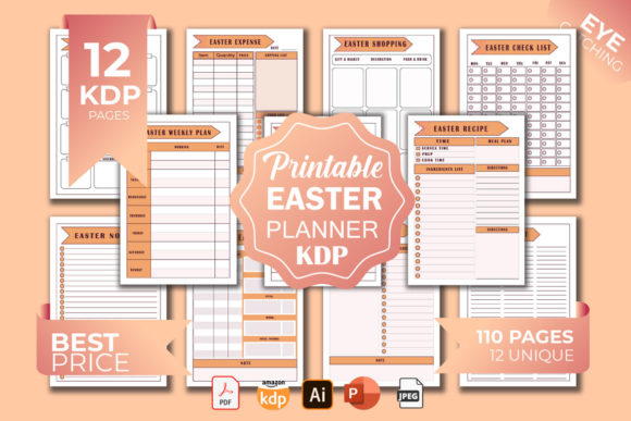 Easter Planner KDP Interiors: Your Organizational Ally