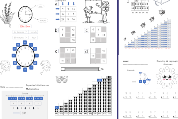 NUMBER PRACTICE for KIDS 5 - 10 YEARS: A Fun and Engaging Way to Master Math