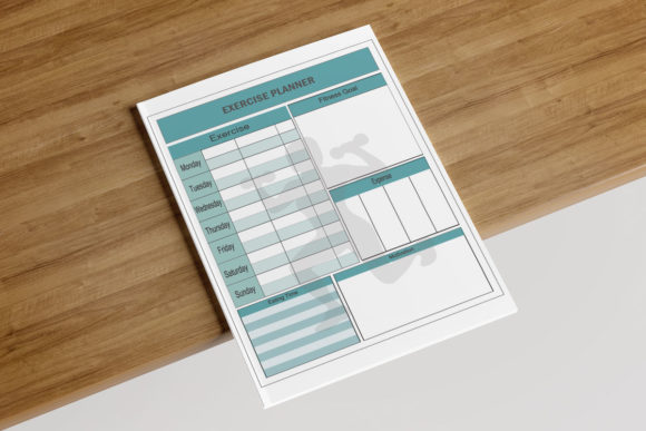 Unlock Your Fitness Goals with the KDP Interiors Exercise Planner